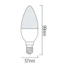 Світлодіодна лампа ULTRA-6 6W E14 4200К · HOROZ ELECTRIC · 8121 — 2
