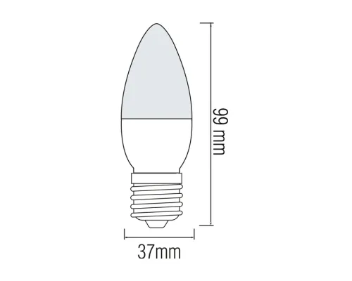 Світлодіодна лампа ULTRA-6 6W E27 4200К