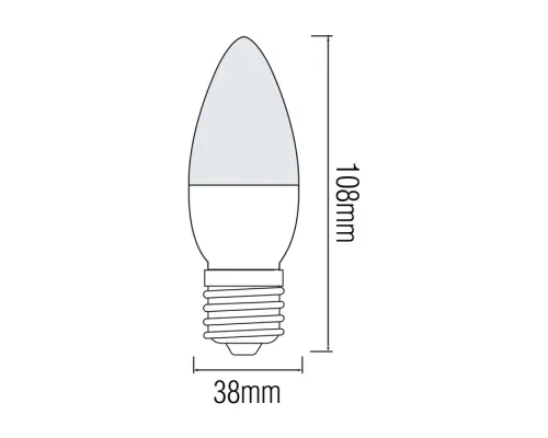 Світлодіодна лампа ULTRA-8 8W E27 4200К