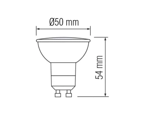 Світлодіодна лампа PLUS-10 10W GU10 6400К