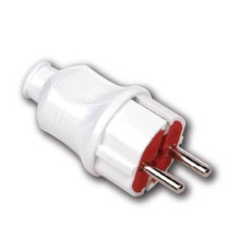 Вилка пряма з заземленням