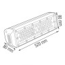 Світильник промисловий вологозахищений підвісний ZEUGMA-100 · HOROZ ELECTRIC · 7630 — 2