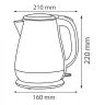 Електрочайник KETTLE-1 рожевий · HOROZ ELECTRIC · 16002 — 4