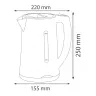 Електрочайник KETTLE-3 білий · HOROZ ELECTRIC · 16014 — 4