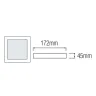 Світлодіодний світильник CARLA-24/SQ 24W 6500К · HOROZ ELECTRIC · 10841 — 2