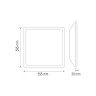Світлодіодний світильник врізний Backlight 40W 4200K · HOROZ ELECTRIC · 20725 — 2