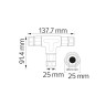 Клема вологозахисна IP68 CONNECTOR-2 · HOROZ ELECTRIC · 18172 — 2