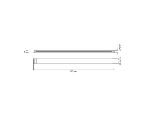 Світлодіодний світильник TETRA-54 54W 4200K