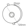 Світлодіодний світильник вбудований LED VALENTINA-12 12W 3000K-6500K білий · HOROZ ELECTRIC · 18560 — 2
