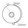 Світлодіодний світильник вбудований LED VALENTINA-36 36W 3000K-6500K білий · HOROZ ELECTRIC · 18566 — 4