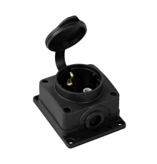 Колодка 1 гніздо з кришкою