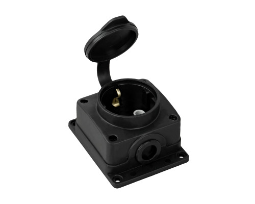 Колодка 1 гніздо з кришкою