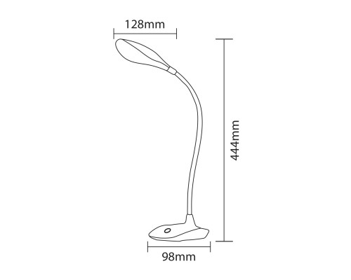 Світильник настільний LED ASLI 9W білий
