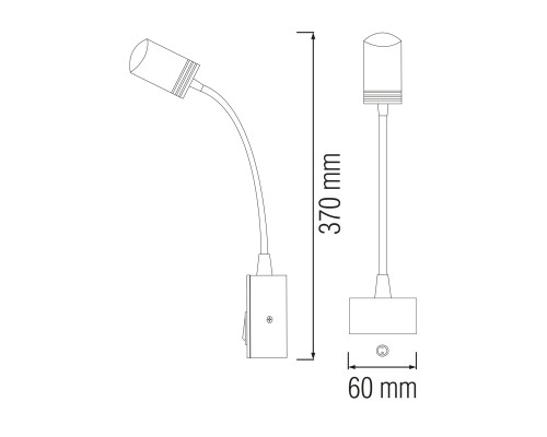 Світлодіодна підсвітка дзеркал-картин TURNA 3W