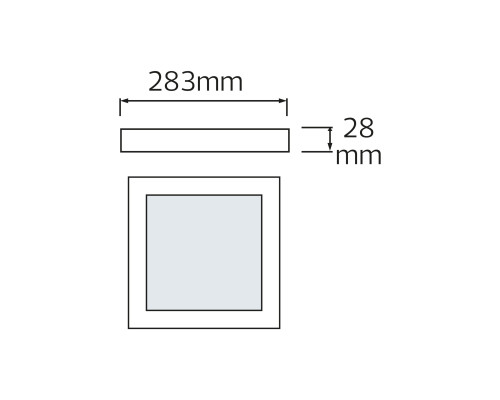 Світильник світлодіодний ARINA-28 28W 6400К