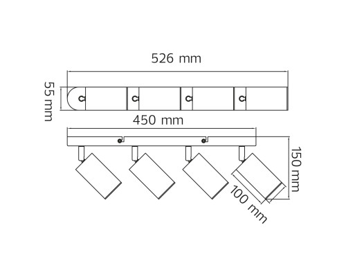 Світильник-спот JOKER-5 білий
