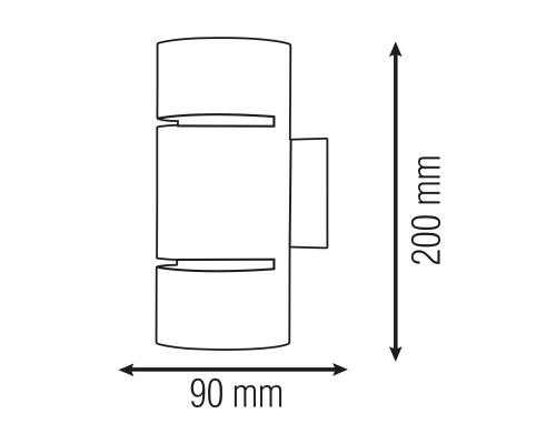 Світлодіодний світильник настінний MAESTRO