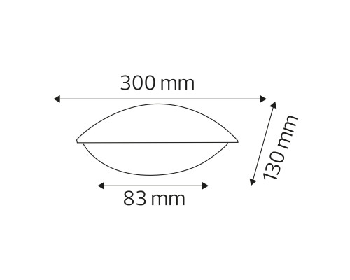 Світлодіодний світильник фасадний HERMES-1