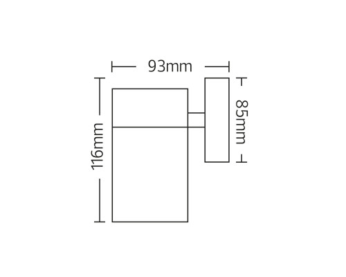 Світильник садово-парковий MANOLYA-1 без лампи