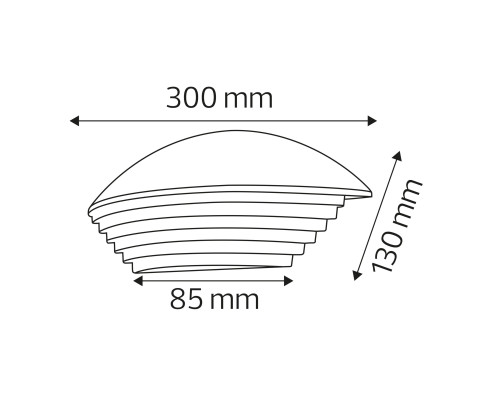 Світлодіодний світильник фасадний SPARTA-1