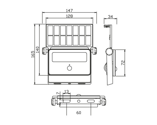 HL-LMH03D90W-20B10C12(Ra4)-S 4000K CRI90 /COB/