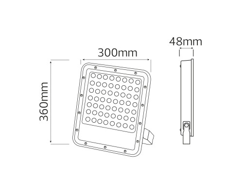 Прожектор світлодіодний FELIS-200 200W 6400К