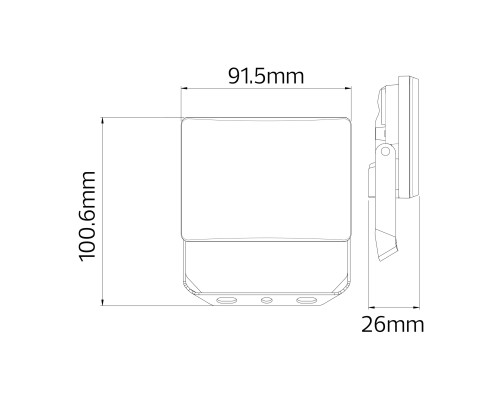 Прожектор світлодіодний PEGASUS-10 10W 6400K