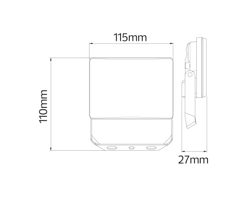 Прожектор світлодіодний PEGASUS-20 20W 6400K