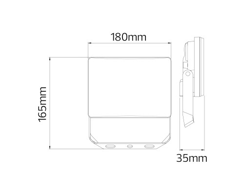 Прожектор світлодіодний PEGASUS-50 50W 6400K