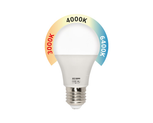 Cвітлодіодна лампа COMBO-10 10W E27 3000K-4000К-6400K