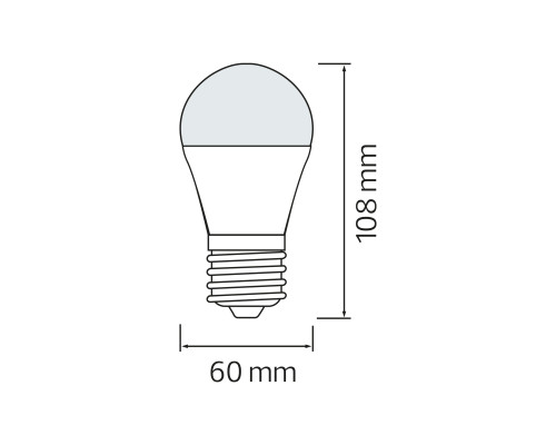 Cвітлодіодна лампа COMBO-10 10W E27 3000K-4000К-6400K