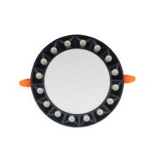 Світлодіодний світильник вбудований LED HARLEY-5 5W 3000K-6500K чорний