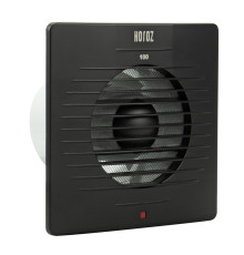 Вентилятор 12W (10 см) чорний