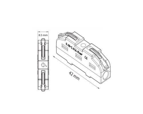 Клемник 1-но полюсний TERMINAL-1