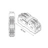 Клемник 2-х полюсний TERMINAL-2 · HOROZ ELECTRIC · 20526 — 2