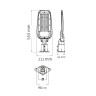 Світлодіодний світильник вуличний FLORIDA-150 6400K · HOROZ ELECTRIC · 20695 — 2