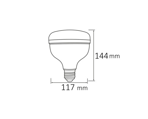 Світлодіодна лампа CRYSTAL-40 40W E27 6400K