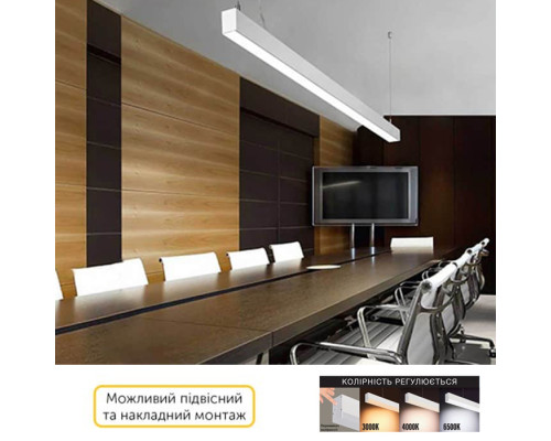 Світлодіодна люстра INNOVA 3CCT-40 40W чорна