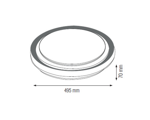 Світлодіодний світильник потолочний OCTAV-48