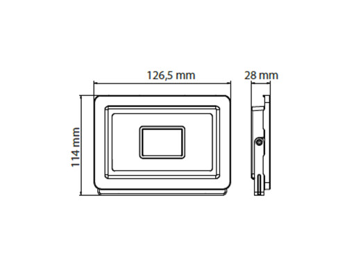 Прожектор світлодіодний PARDUS-20 20W 6400K
