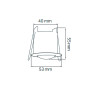 Датчик DUSTER білий · HOROZ ELECTRIC · 21443 — 2