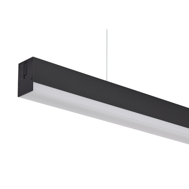 Світлодіодна люстра FORTUNE 3CCT-40 40W чорна · HOROZ ELECTRIC · 21655