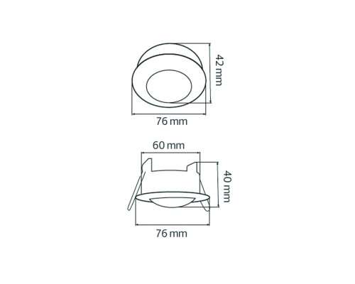 Датчик MUSTANG-1 білий