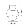 Датчик NAVARA білий · HOROZ ELECTRIC · 21451 — 2
