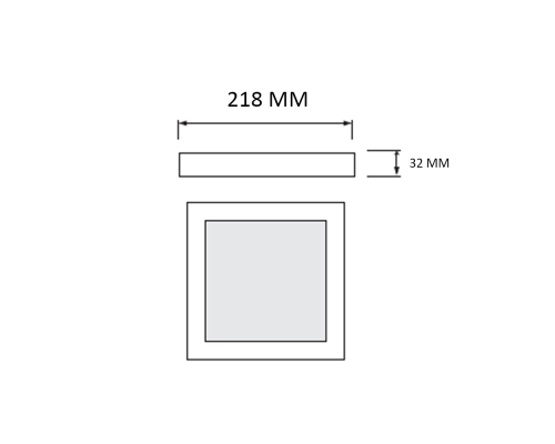 Світлодіодний світильник SELENA-24 3CCT 24W білий