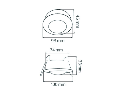 Датчик MUSTANG-2 білий