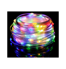 Гірлянда вулична світлодіодна вологозахищена в силіконі FAIRY-10 RGB