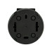 Розетка з заземленням з кришкою антрацит xOne