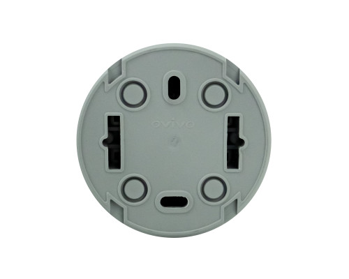 Вимикач 2-клавішний сірий xOne