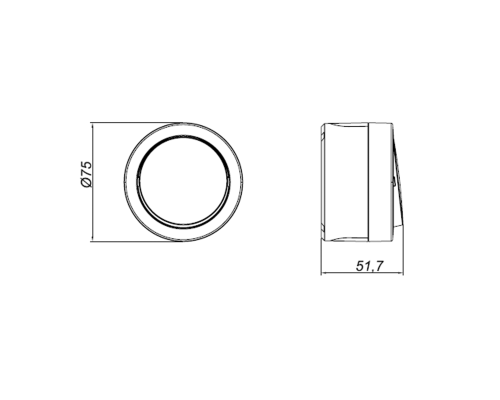 Вимикач 1-клавішний антрацит xOne